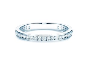 Engagement ring Endless Love in 14K white gold with diamonds 0.50ct G/SI
