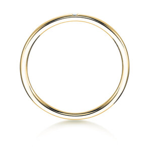 Engagement ring Promise Petite in 9K yellow gold with diamond 0.005ct G/SI