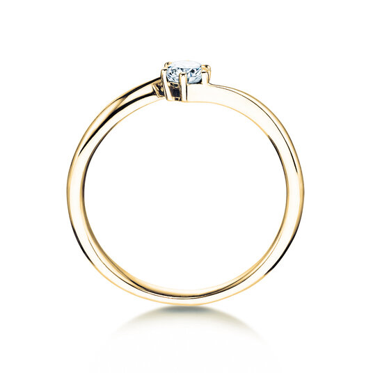 Engagement ring Devotion in 18K yellow gold