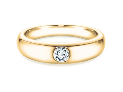 Engagement ring Promise in yellow gold
