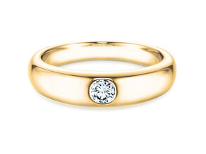 Engagement ring Promise in yellow gold