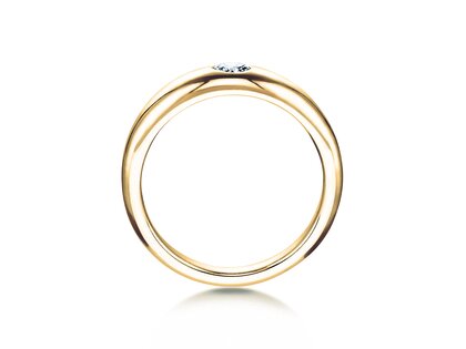 Engagement ring Promise in yellow gold