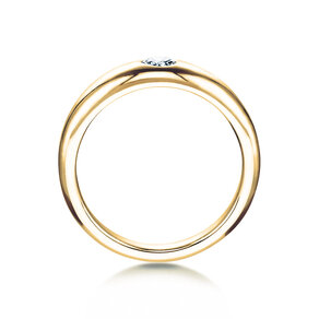 Engagement ring Promise in yellow gold