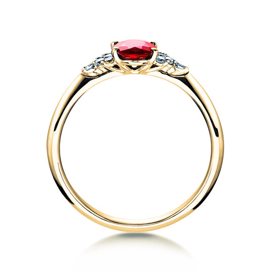 Engagement ring Vivid in yellow gold