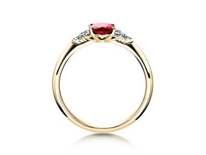 Engagement ring Vivid in yellow gold