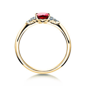 Engagement ring Vivid in yellow gold