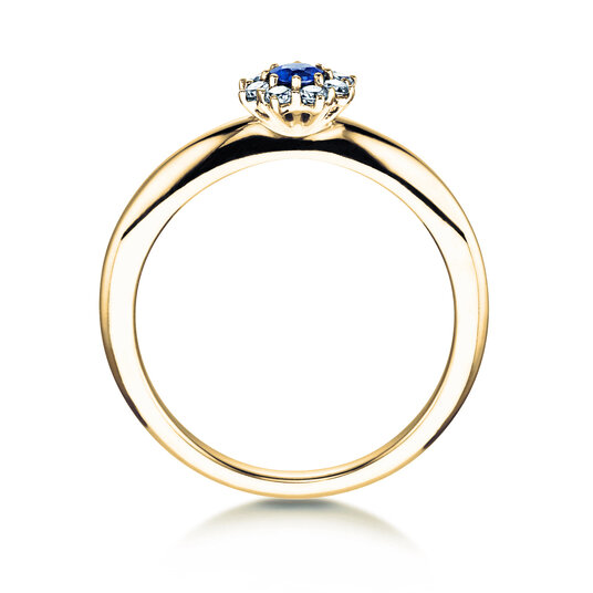 Engagement ring Lovely in yellow gold