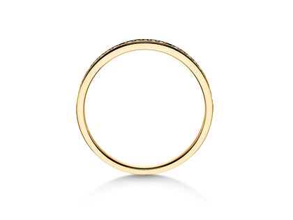 Engagement ring Alliance-/Eternityring in yellow gold