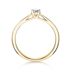 Engagement ring Delight in 18K yellow gold with lab-grown diamond 0.25ct E/VS