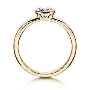 Engagement ring Eternal in 9K yellow gold with diamond 1.00ct H/SI