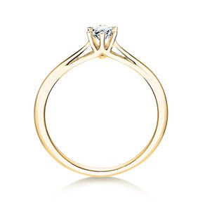 Engagement ring Heaven 6 in 9K yellow gold with lab-grown diamond 0.75ct E/VS