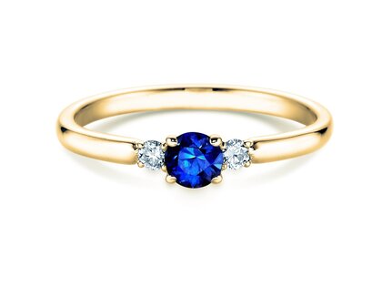 Engagement ring Vivid Petite in yellow gold