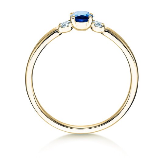 Engagement ring Vivid Petite in yellow gold