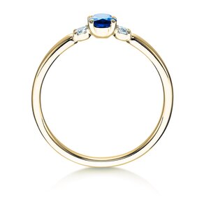 Engagement ring Vivid Petite in yellow gold