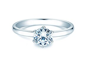 Engagement ring Melody in 18K white gold with diamond 2.50ct G/VS