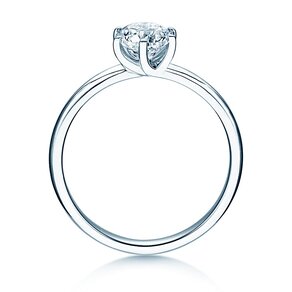 Engagement ring Melody in 18K white gold with diamond 2.50ct G/VS