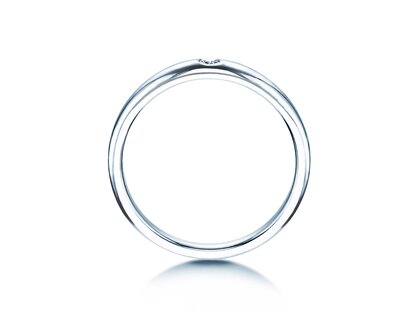 Engagement ring Promise in silver 925/- with diamond 0.03ct G/VS