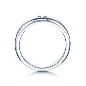 Engagement ring Promise in silver 925/- with diamond 0.10ct D/IF