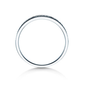 Engagement ring Alliance-/Eternityring in 18K white gold with diamonds 0.125ct G/SI