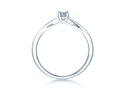 Engagement ring Delight in silver 925/- with lab-grown diamond 0.15ct E/VS