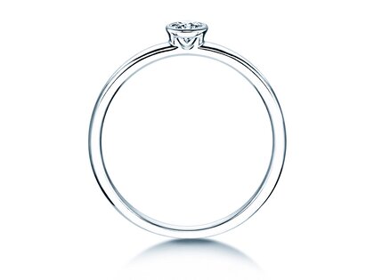 Engagement ring Eternal in silver 925/- with diamond 0.15ct G/VS