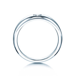Engagement ring Promise in silver 925/- with diamond 0.15ct G/VS