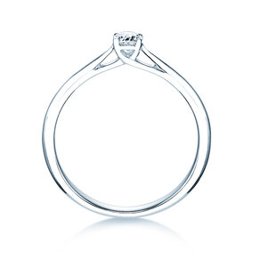 Engagement ring Delight in 18K white gold with diamond 0.20ct G/SI