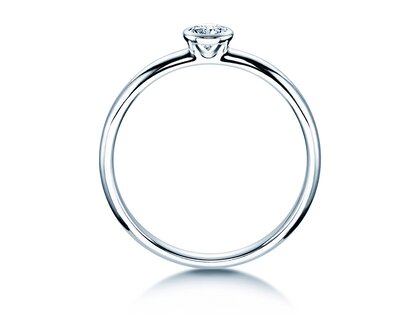 Engagement ring Eternal in platinum 950/- with diamond 0.20ct G/SI