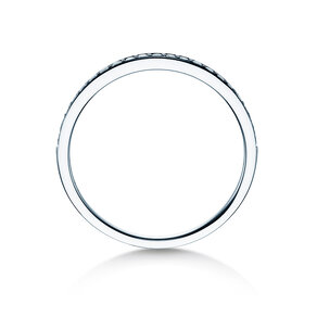 Engagement ring Alliance-/Eternityring in 18K white gold with diamonds 0.21ct G/SI