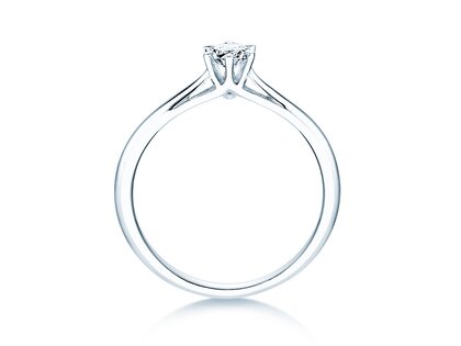 Engagement ring Heaven 6 in 9K white gold with lab-grown diamond 0.25ct E/VS