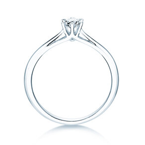 Engagement ring Heaven 6 in 9K white gold with lab-grown diamond 0.25ct E/VS