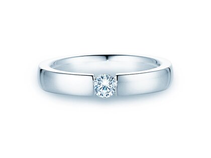 Engagement ring Infinity Lab-grown diamond