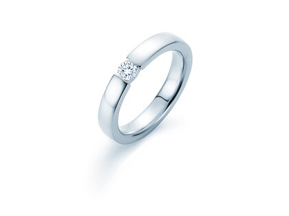 Engagement ring Infinity Lab-grown diamond