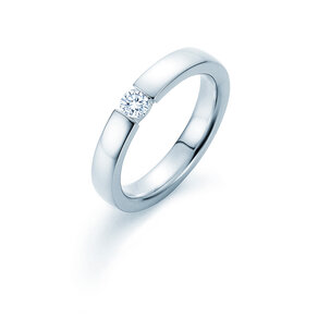 Engagement ring Infinity Lab-grown diamond
