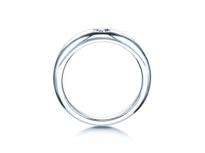 Engagement ring Promise in 9K white gold with diamond 0.25ct H/SI