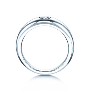 Engagement ring Promise in 14K white gold with diamond 0.30ct G/IF