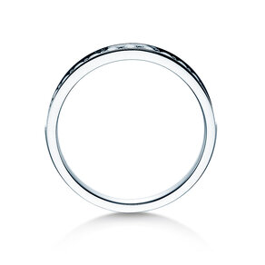 Engagement ring Alliance-/Eternityring in 18K white gold with diamonds 0.39ct G/SI