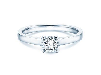 Engagement ring Modern in silver