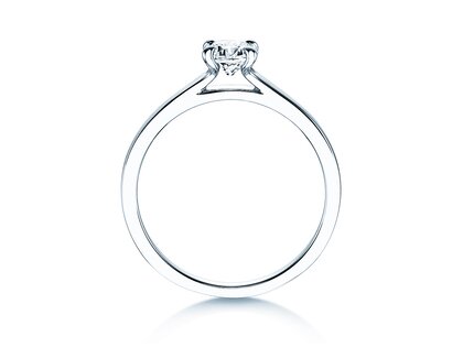 Engagement ring Modern in silver