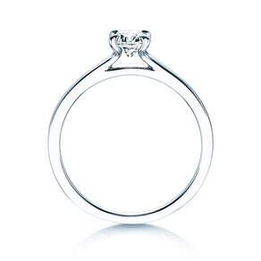Engagement ring Modern in silver