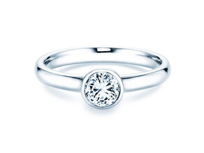 Engagement ring Eternal in 14K white gold with diamond 0.50ct G/IF