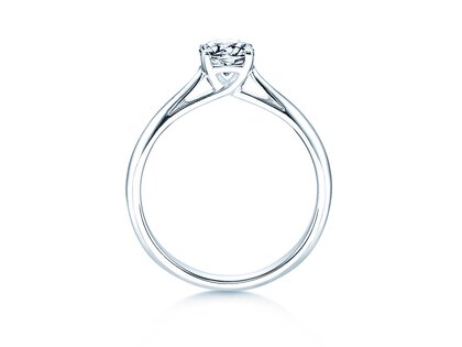 Engagement ring Delight in 14K white gold with diamond 0.75ct G/IF
