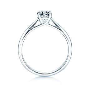 Engagement ring Delight in 14K white gold with diamond 0.75ct G/IF