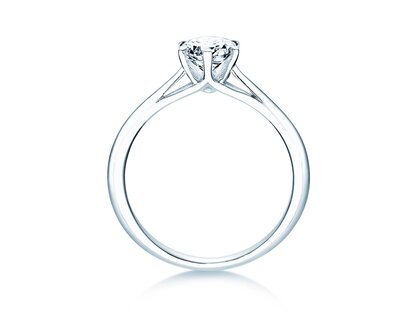 Engagement ring Heaven 6 in 9K white gold with lab-grown diamond 0.75ct E/VS