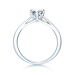 Engagement ring Heaven 6 in 9K white gold with lab-grown diamond 0.75ct E/VS