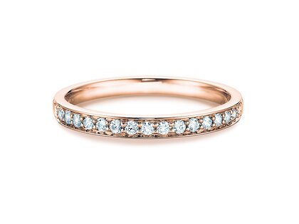 Engagement ring Alliance-/Eternityring in rose gold