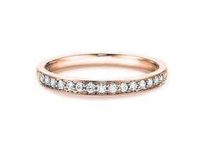 Engagement ring Alliance-/Eternityring in rose gold