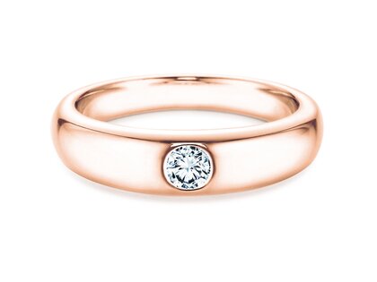 Engagement ring Promise in rose gold