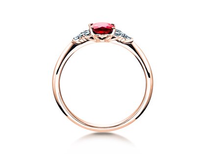 Engagement ring Vivid in rose gold