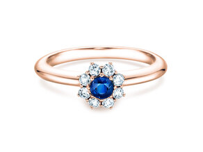 Engagement ring Lovely in rose gold